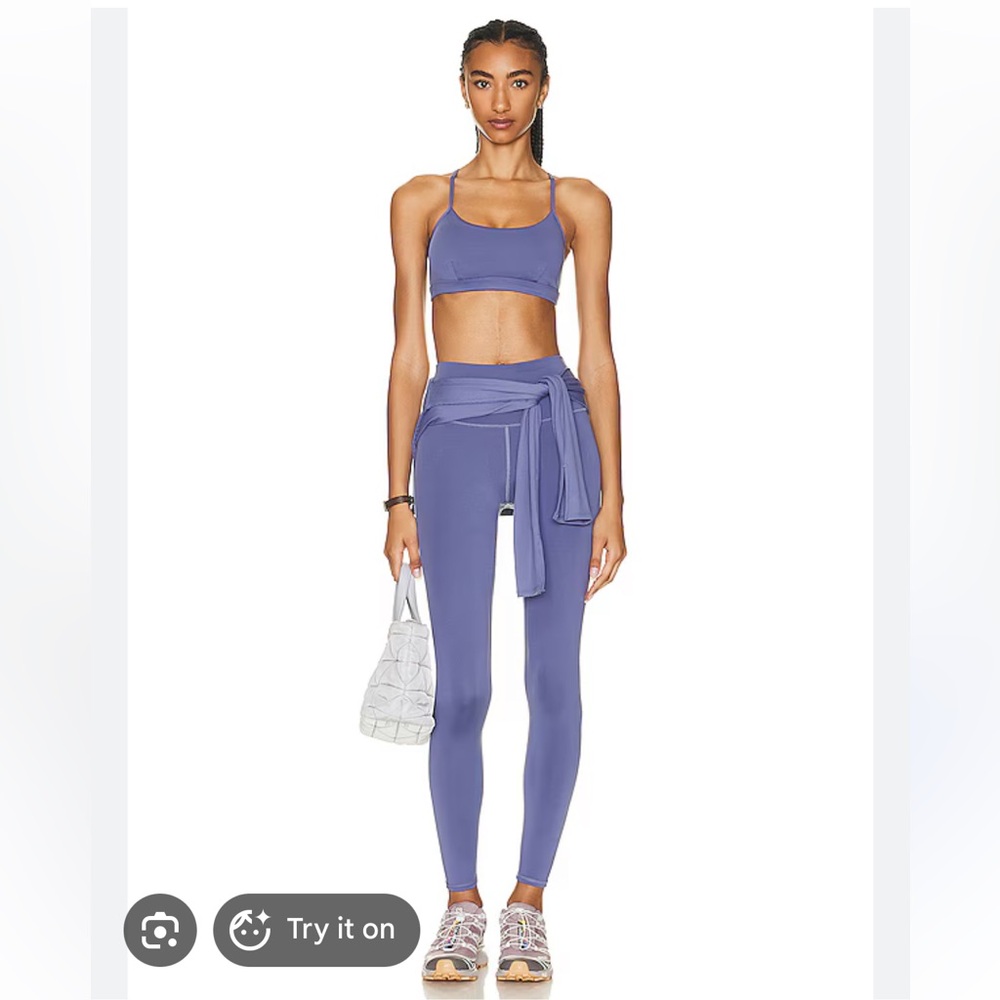 Alo Yoga Airlift 7/8 leggings in Infinity Blue - size Small